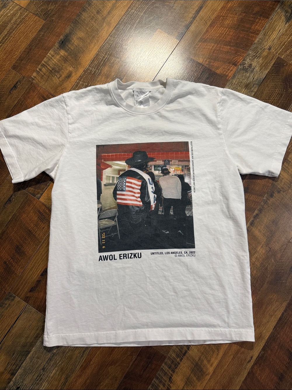 Helmut Lang x Awol Erizku 2023 Art Exhibition T-Shirt White Medium